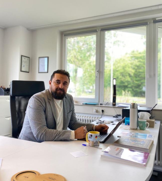 Mohammed Mohy Badr in his office